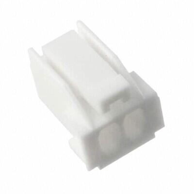2 Rectangular Connectors - Housings Receptacle Natural 0.098