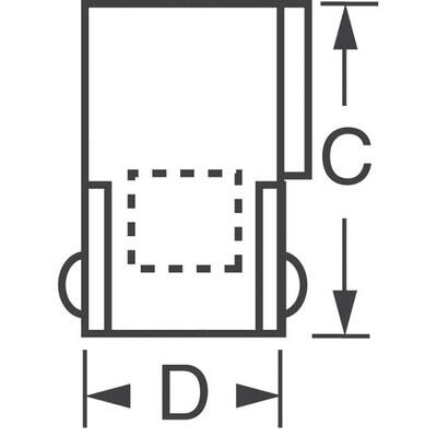 2 Rectangular Connectors - Housings Receptacle Natural 0.264
