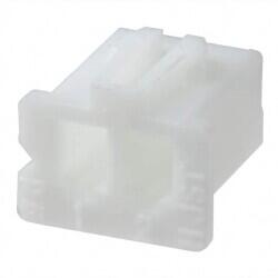 2 Rectangular Connectors - Housings Receptacle Natural 0.098