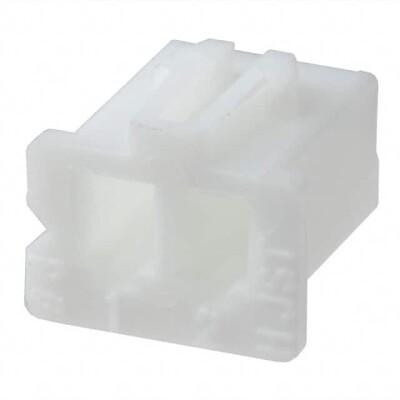 2 Rectangular Connectors - Housings Receptacle Natural 0.098