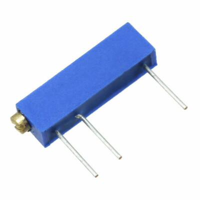 20 kOhms 0.3W PC Pins Through Hole Trimmer Potentiometer Cermet 10.0 Turn Side Adjustment - 1