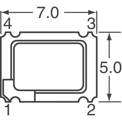 20 MHz XO (Standard) CMOS Oscillator 5V Enable/Disable 4-SMD, No Lead - 5