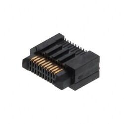 20 Position Connector Header, Center Strip Contacts Surface Mount Gold - Samtec Inc.