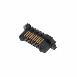 20 Position Connector Header, Center Strip Contacts Surface Mount Gold - Samtec Inc.