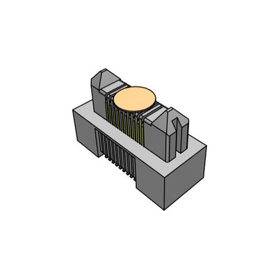20 Position Connector Header, Outer Shroud Contacts Surface Mount Gold - 1