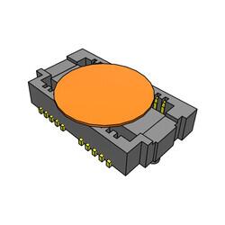 20 Position Connector Header, Outer Shroud Contacts Surface Mount Gold - Samtec Inc.
