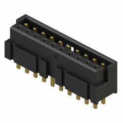 20 Position Connector Self Mating, Non-Gendered, Hermaphroditic Through Hole Gold - Samtec Inc.