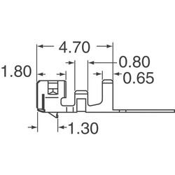 20 Position Connector Socket, Outer Shroud Contacts Surface Mount Gold - 1