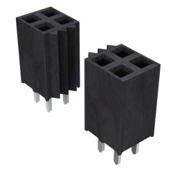 20 Position Receptacle Connector 0.100