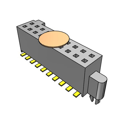 20 Position Receptacle Connector Surface Mount - 1