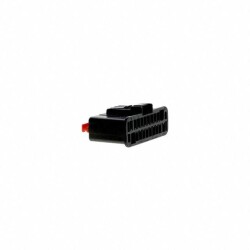 20 Rectangular Connectors - Housings Plug Black 0.139