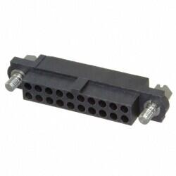 20 Rectangular Connectors - Housings Receptacle Black 0.079