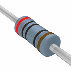 200 Ohms ±1% 0.25W, 1/4W Through Hole Resistor Axial Metal Film - YAGEO