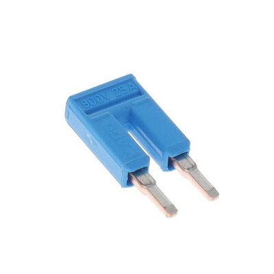 2 Position Terminal Block, Cross Connection Jumper Flat Pins - 1