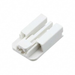 2 Position Card Edge Connector Housing Natural 0.079
