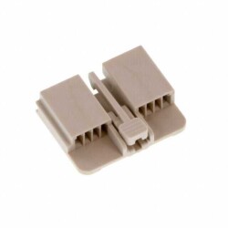8 Position Card Edge Connector Housing Natural 0.079