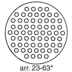 63 Position Circular Connector Plug Housing Free Hanging (In-Line) Coupling Nut - TE Connectivity AMP Connectors (1)