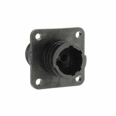 4 Position Circular Connector Receptacle Housing Panel Mount - 1