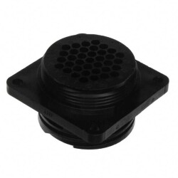 37 Position Circular Connector Receptacle Housing Panel Mount - TE Connectivity AMP Connectors