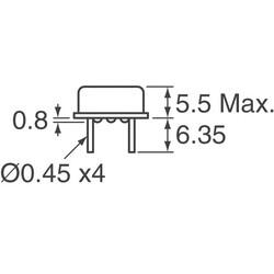 20MHz XO (Standard) HCMOS, TTL Oscillator 3.3V Enable/Disable 8-DIP, 4 Leads (Half Size, Metal Can) - 3