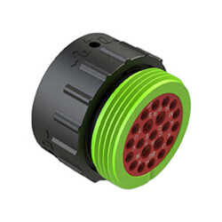 21 (Radsok) Position Circular Connector Plug Housing Free Hanging (In-Line) Coupling Nut - Amphenol Sine Systems Corp (1)