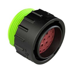 21 (Radsok) Position Circular Connector Plug Housing Free Hanging (In-Line) Coupling Nut - Amphenol Sine Systems Corp