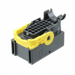 21 Rectangular Connectors - Housings Receptacle Black 0.197