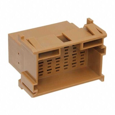 21 Rectangular Connectors - Housings Plug Brown 0.197