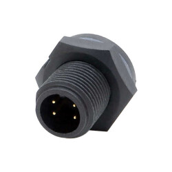 4 Position Circular Connector Receptacle, Male Pins Solder Cup - Chogori Technologies Inc.