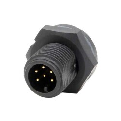 6 Position Circular Connector Receptacle, Male Pins Solder Cup - Chogori Technologies Inc.