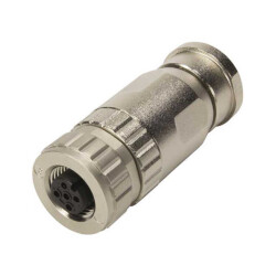 5 Position Circular Connector Receptacle, Female Sockets Screw - HARTING