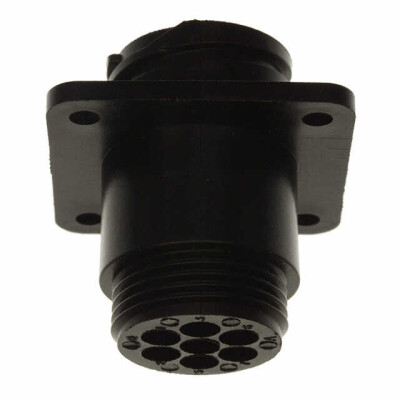 7 Position Circular Connector Receptacle Housing Panel Mount - 1