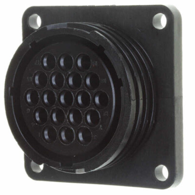 19 Position Circular Connector Receptacle Housing Panel Mount - 1