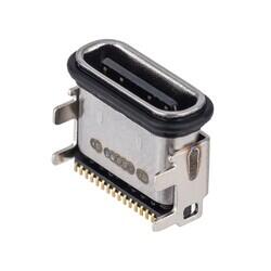 USB-C (USB TYPE-C) USB 2.0 Receptacle Connector 24 (16+8 Dummy) Position Surface Mount, Right Angle; Through Hole - Molex