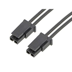 2 Position Cable Assembly Rectangular Socket to Socket 0.492' (150.00mm, 5.91