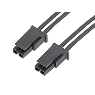 2 Position Cable Assembly Rectangular Socket to Socket 0.492' (150.00mm, 5.91