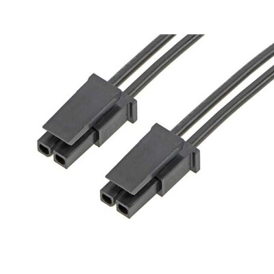 2 Position Cable Assembly Rectangular Socket to Socket 0.984' (300.00mm, 11.81