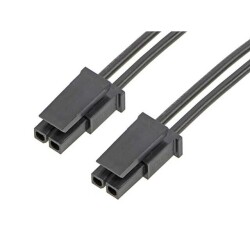 2 Position Cable Assembly Rectangular Socket to Socket 0.984' (300.00mm, 11.81