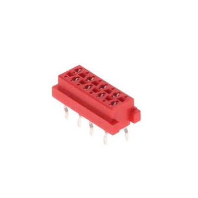8 Position Receptacle Connector 0.100