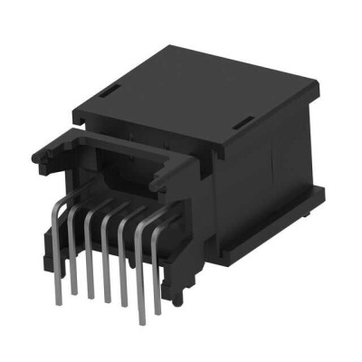 Connector Header Through Hole, Right Angle 8 position 0.071