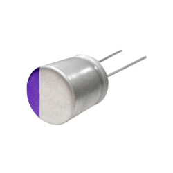 22 µF 50 V Aluminum - Polymer Capacitors Radial, Can 35mOhm 1000 Hrs @ 125°C - Panasonic Industry