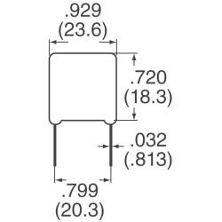 2.2 µF ±10% 500V Ceramic Capacitor X7R Radial - 4