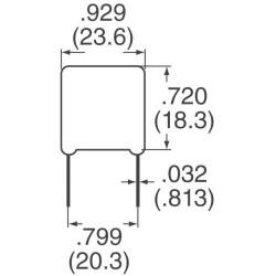 2.2 µF ±10% 500V Ceramic Capacitor X7R Radial - 5