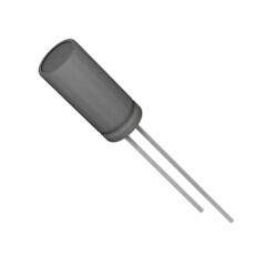 2.2 µF 100 V Aluminum Electrolytic Capacitors Radial, Can 5000 Hrs @ 105°C - Rubycon