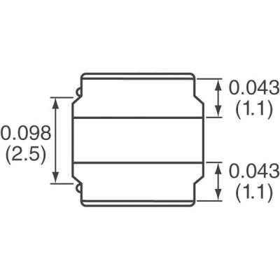 2.2 µH Shielded Drum Core, Wirewound Inductor 2.2 A 50.4mOhm Max Nonstandard - 2