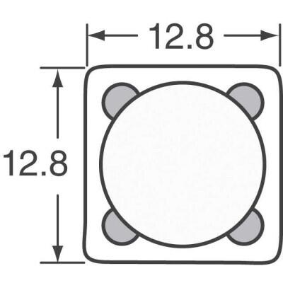 22 µH Shielded Drum Core, Wirewound Inductor 3.6 A 38mOhm Max Nonstandard - 6