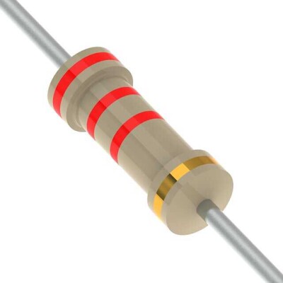 2.2 kOhms ±5% 0.25W, 1/4W Through Hole Resistor Axial Automotive AEC-Q200 Carbon Film - 1