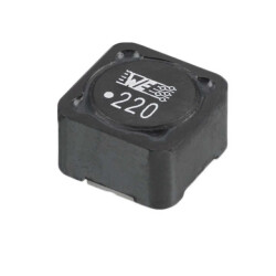 2.2 mH Shielded Drum Core, Wirewound Inductor 530 mA 3.75Ohm Max Nonstandard - Würth Elektronik