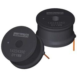 2.2 mH Unshielded Wirewound Inductor 900 mA 1Ohm Max Radial, Vertical Cylinder - 1