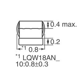 2.2 nH Unshielded Wirewound Inductor 700 mA 49mOhm Max 0603 (1608 Metric) - 3